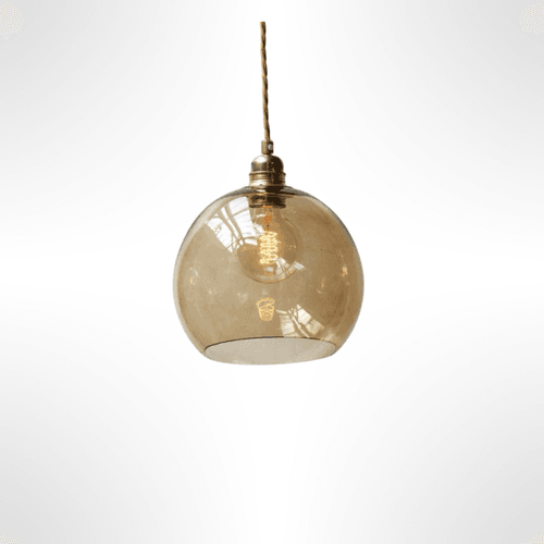 Chestnut Brown Rowan Pendant Medium