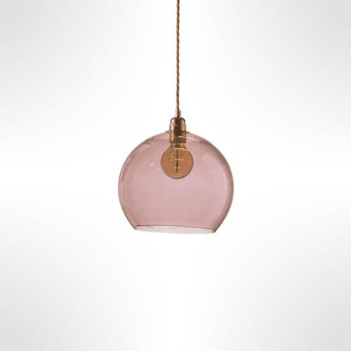 Bright Coral Rowan Pendant Large