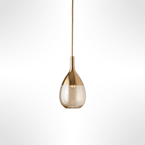 Golden Smoke Gold Lute Pendant Small
