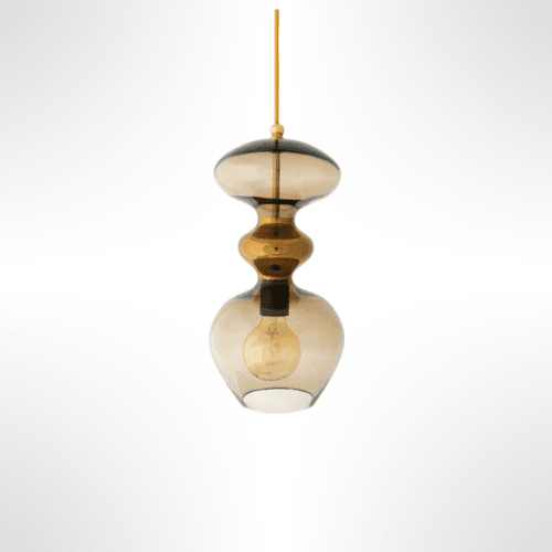 Chestnut Brown Futura Pendant Medium