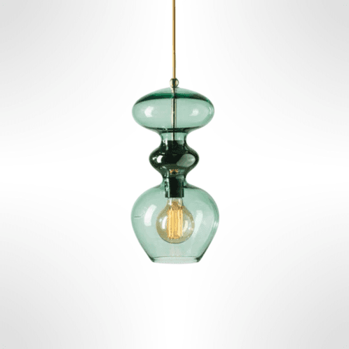 Forest Green Futura Pendant Medium