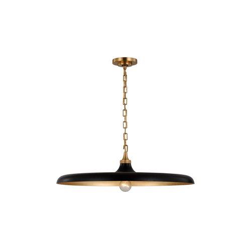Black Visual Comfort Thomas O'Brien Piatto Large Pendant