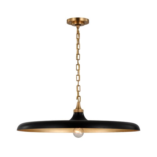 Black Visual Comfort Thomas O'Brien Piatto Large Pendant