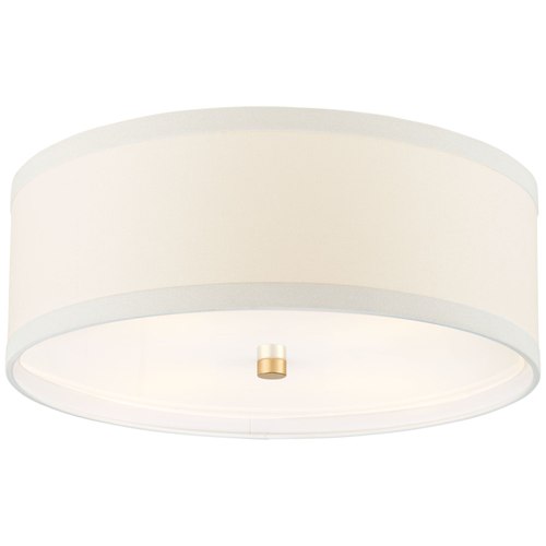 Gold / Cream Kate Spade Walker Ceiling Pendant – Medium
