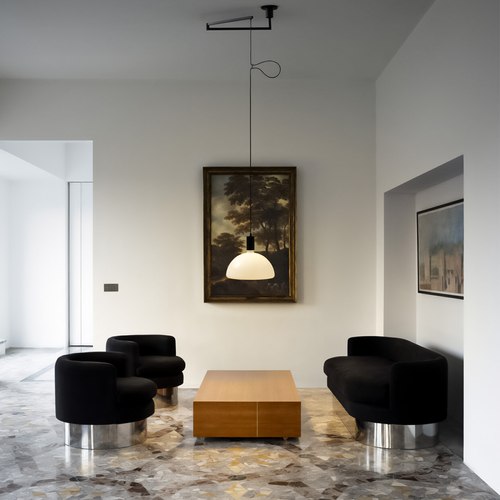 Black / White Albini AM/AS Arm Pendant Light