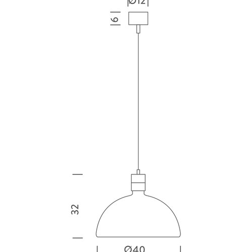 Black / White Albini AM/AS Pendant Light