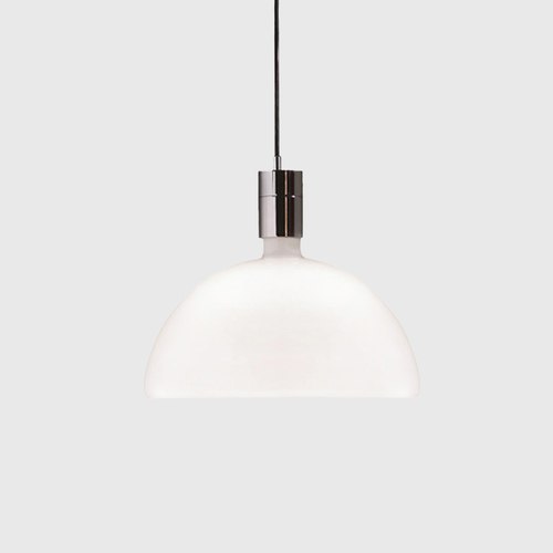 Chrome/White Albini AM/AS Pendant Light