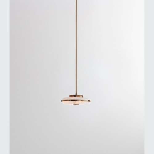 Antique Brass Beran Horizontal Pendant Light