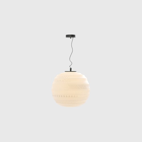 Black Braille Pendant Light