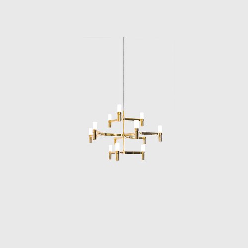 Gold Plated Crown Minor Pendant Light