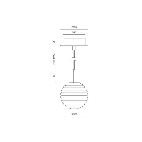 Matte Black Doul Pendant Light