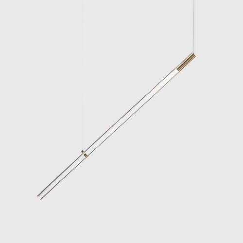 Brushed Gold Flare Pendant Light
