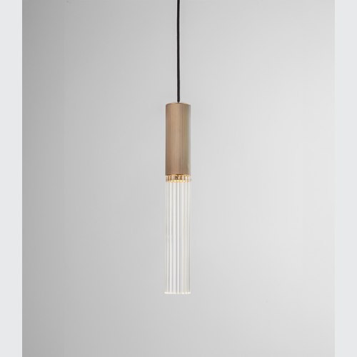 Antique Brass Flume Pendant Light