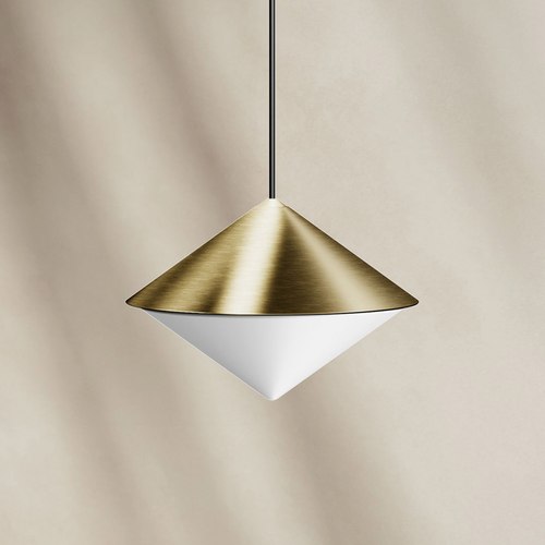 Natural Brass Horizon Pendant Light