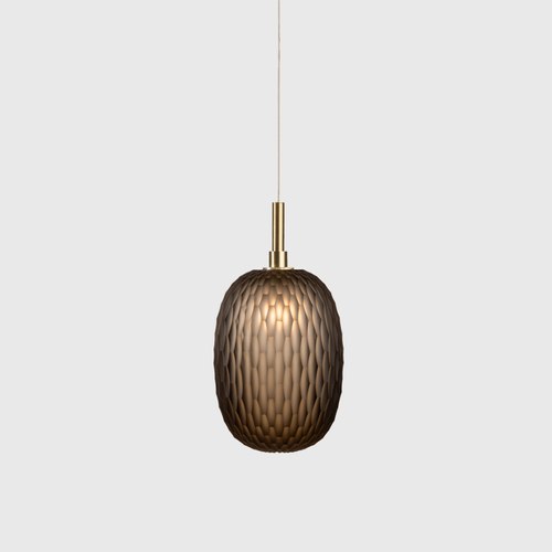 Cigar Metamorphosis Gold Pendant Light
