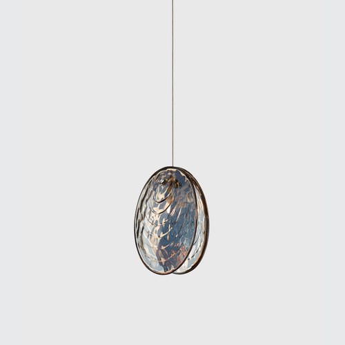 Dark Pearl Mussels Pendant Light