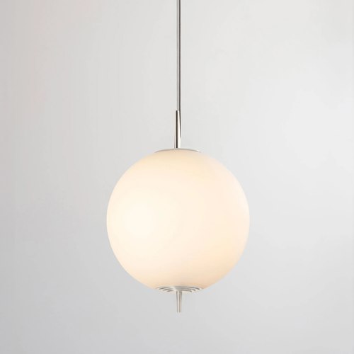 Satin Nickel Nova Globe Pendant Light