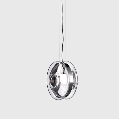 Silver Orbital Pendant Light