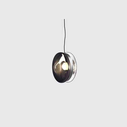 Brushed Silver Orbital Pendant Light