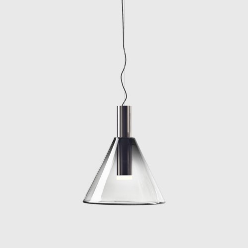 Silver Phenomena Cone Pendant Light
