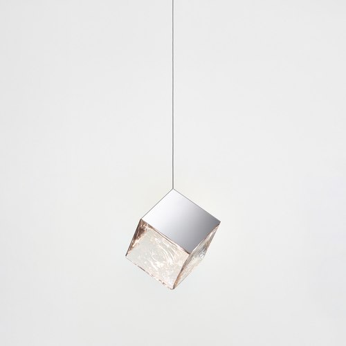 Silver Pyrite Pendant Light