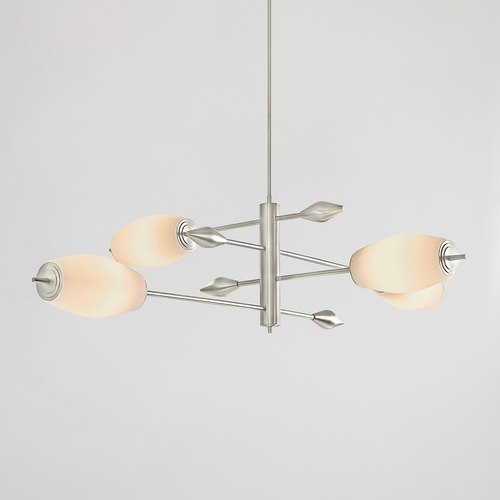 Satin Nickel Supernova 4lt Pendant Light