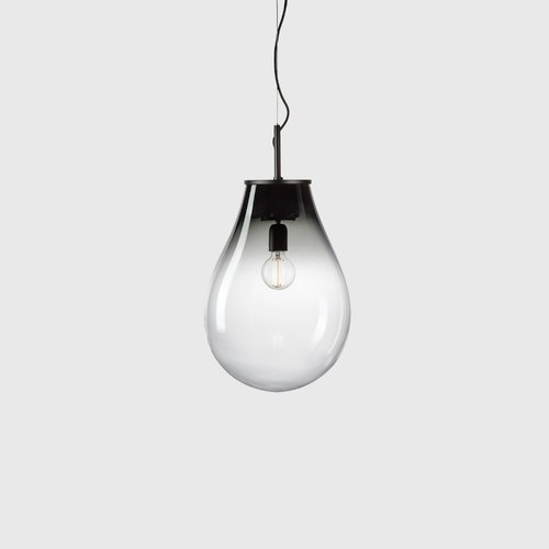 Smoke Grey Tim Black Pendant Light