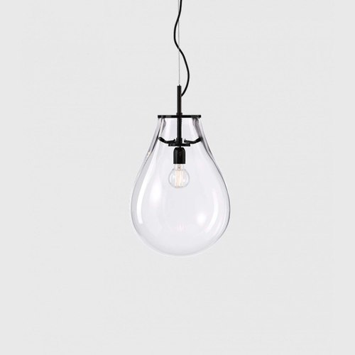 Clear Tim Black Pendant Light