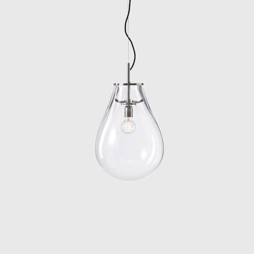 Clear Tim Silver Pendant Light