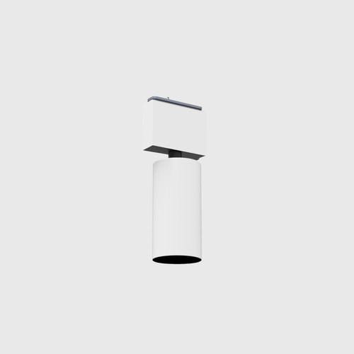 Matte White Turn It Linear Pendant Light