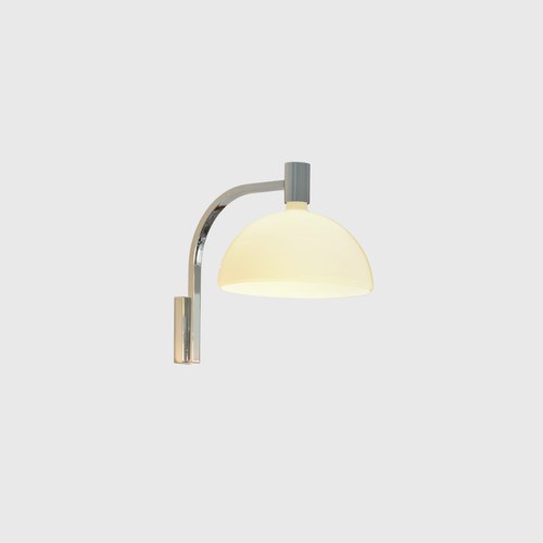 Chrome/White Albini AM/AS Wall Light
