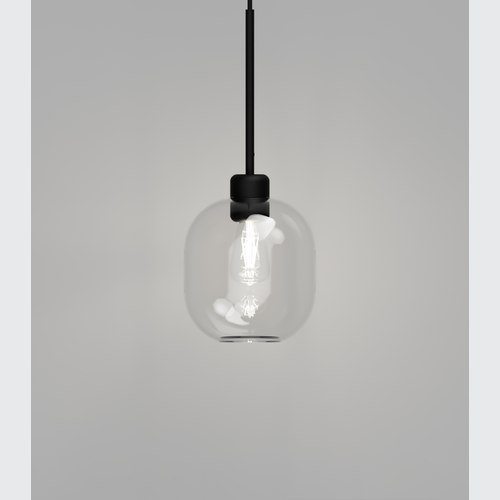 Clear Parlour Lite Curve Pendant Light