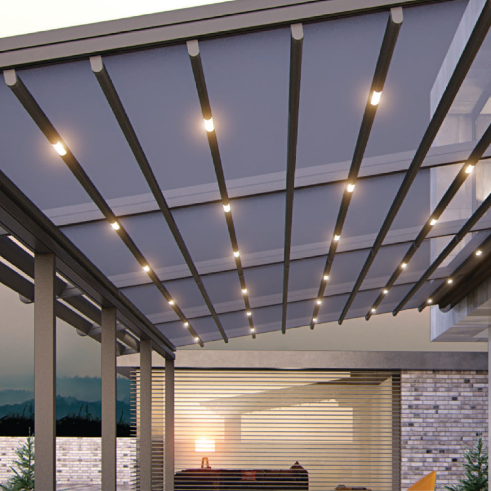 Smooth Retractable Pergola ArchiPro AU
