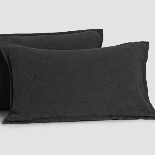 Charcoal Ripple Pillow Cases