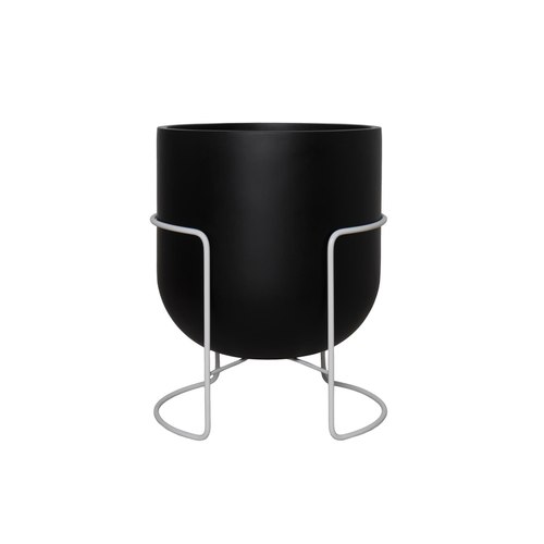 Matte Black / White Bodo Planter Stands