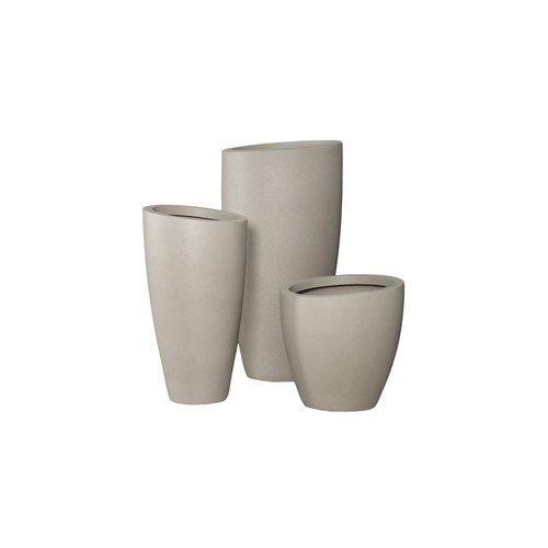 Grey Stone Glen Iris Angled Vase