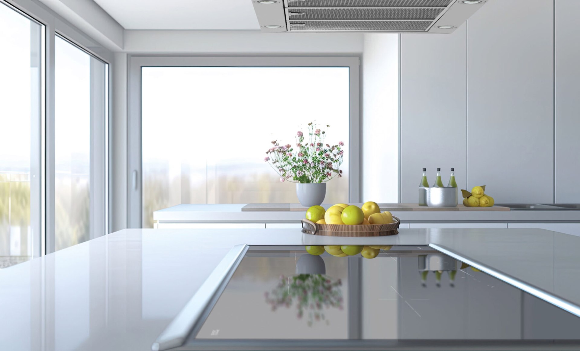 Serena 900mm Island Mount Rangehood