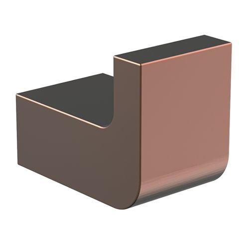 Brushed Copper Quadro Robe Hook