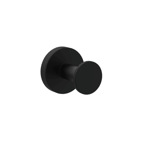 Black Motivo Knurled Robe Hook