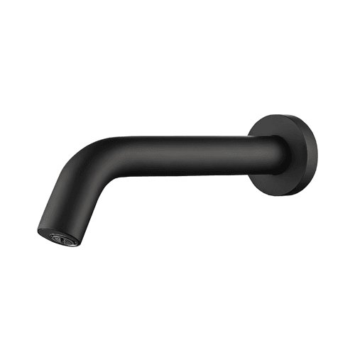 Satin Black Luxe Wall Mounted Automatic Tap With Sensor