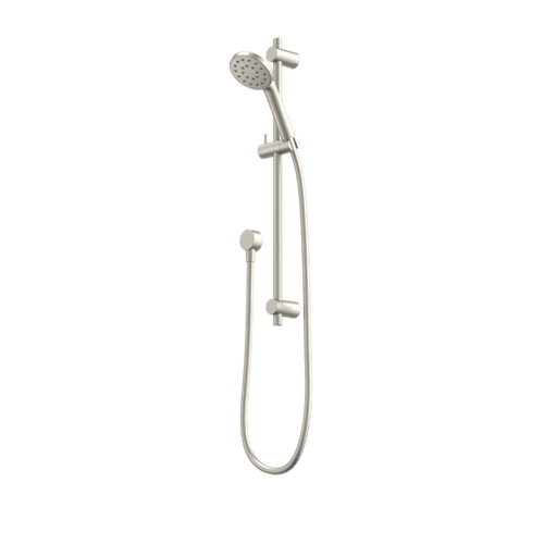 Brushed Nickel Caroma All Pressure Single Function Shower - Handset