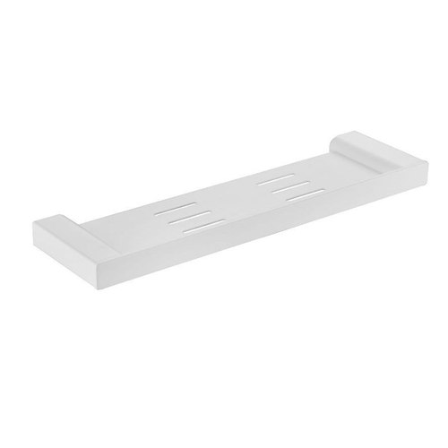Matte White Code Pure 400 Metal Shower Shelf - 7 Colours