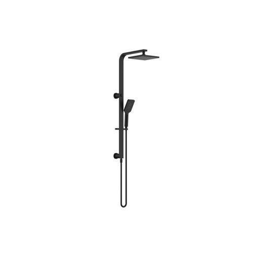 Black Quadro Double Head Slide Shower