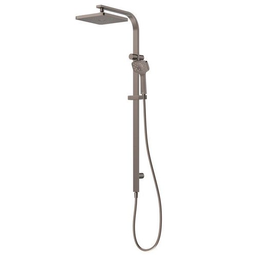 Brushed Bronze Waipori MK2 Satinjet Rail Shower With Overhead