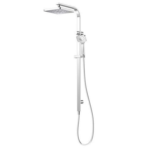 Chrome Waipori MK2 Satinjet Rail Shower With Overhead