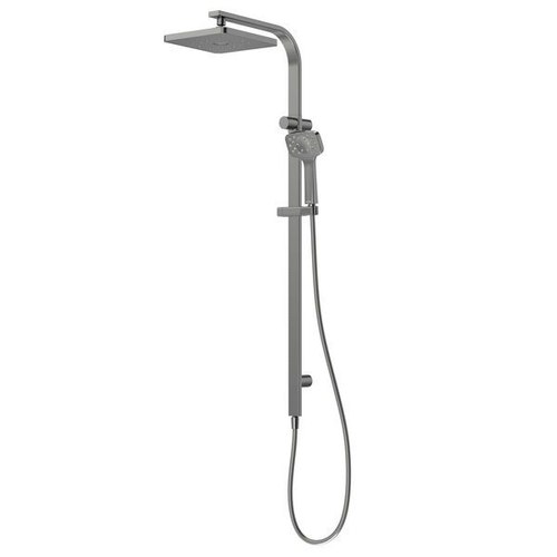 Gunmetal Waipori MK2 Satinjet Rail Shower With Overhead