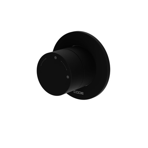 Matte Black Nature Shower Diverter Mixer - 7 Colours