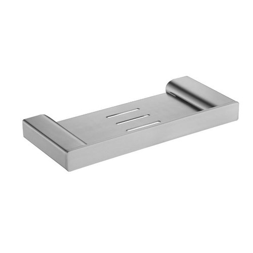 Brushed Nickel Code Pure 250 Metal Shower Shelf - 7 Colours