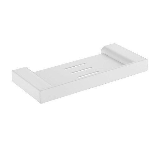 Matte White Code Pure 250 Metal Shower Shelf - 7 Colours