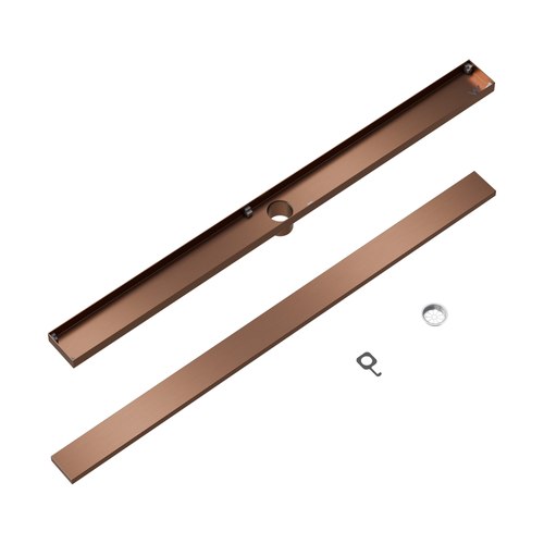 Brushed Copper Code Versa 1000 Tiled Shower Channel Waste Range